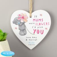 Personalised Me to You I'd Pick You Wooden Heart Decoration Extra Image 3 Preview
